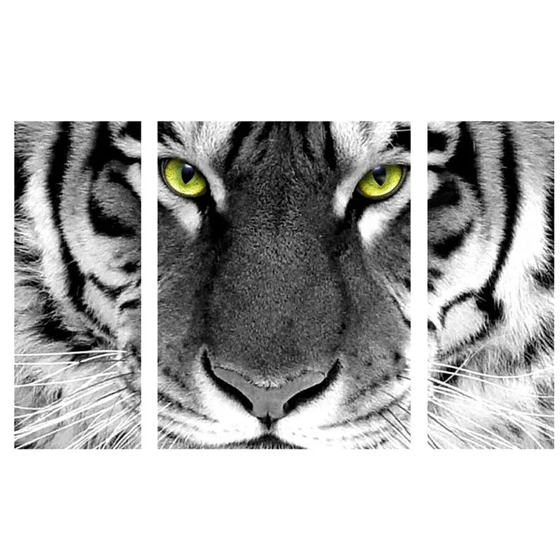 

DIY 5D Tiger Animal Diamond Embroidery Painting Cross Stitch Craft Home Decor D2TD