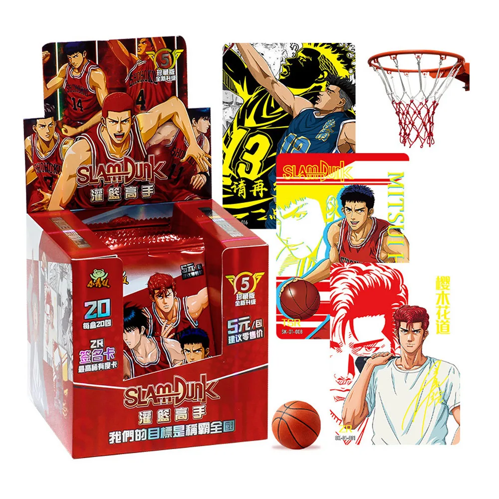 Карта аниме Slam Dunk для подписей горячее тиснение PTR Sakuragi Flower Road Подарочная