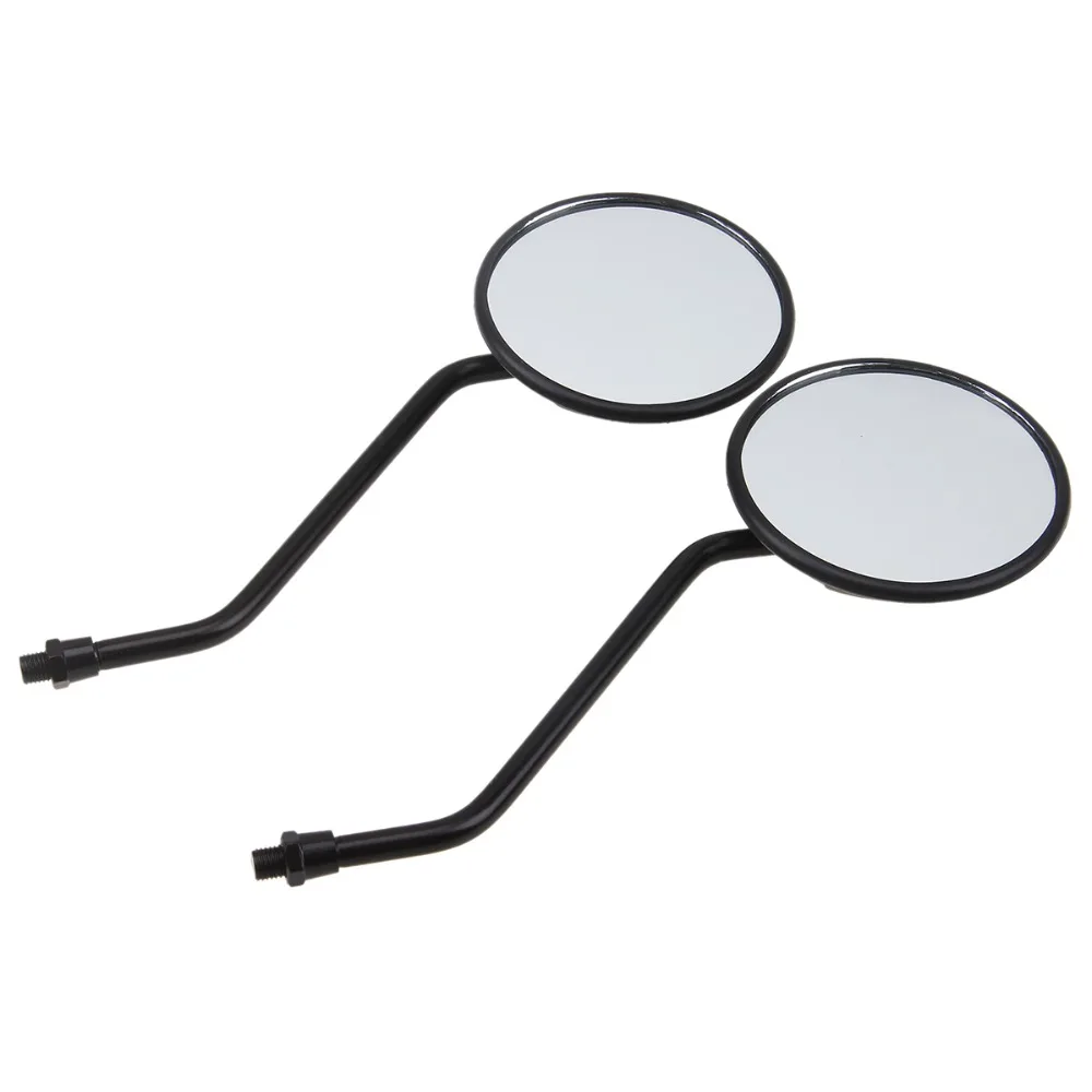 Универсальное черное зеркало POSSBAY мотоциклетные круглые зеркала для Honda Suzuki Yamaha 10