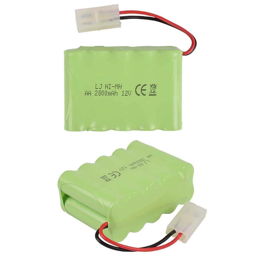 

12V 2800mah NiMH Battery For Rc toy Car Tanks Trains Robots Boat Guns parts Ni-MH AA 12 v Rechargeable Battery X model 1-5PCS