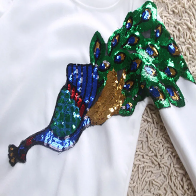 Костюм спортивный женский из двух предметов корейский белый костюм с принтом