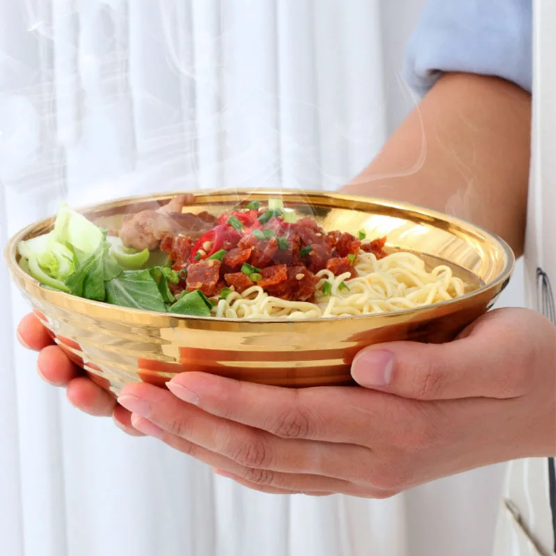 Круглые продукты из лапши двухслойная антиобжигающая посуда для горячего соуса