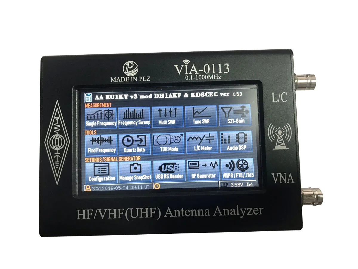 0 1-1300 МГц HF VHF UHF антенный анализатор сетевой развертки RF генератор счетчик