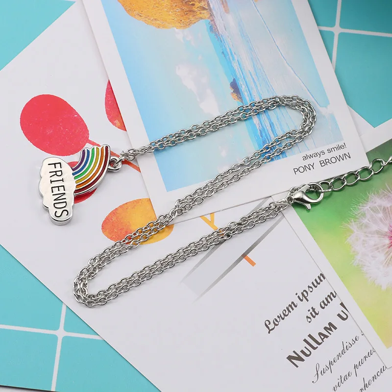 12 шт. Очаровательное ожерелье для лучших друзей эмалированная головоломка