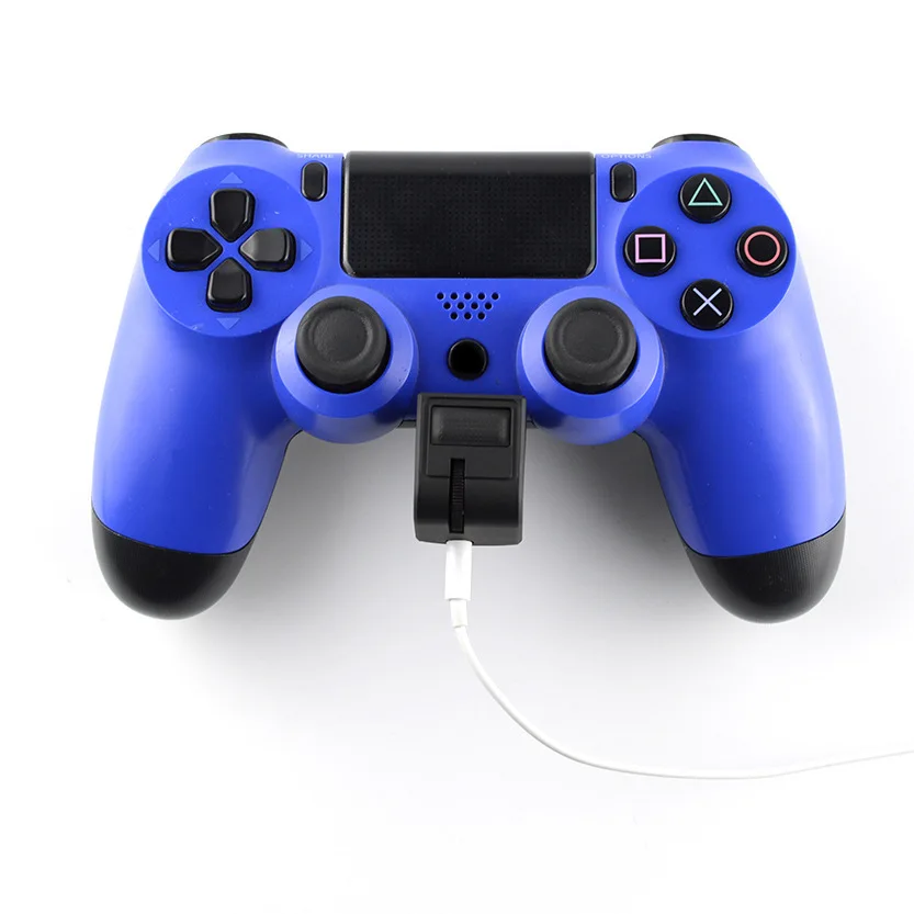 

1PC Headset Adapter 3.5mm Audio Jack For PS4 Game Controller With Mic Volume Control For PlayStation 4 Gamepad Controller