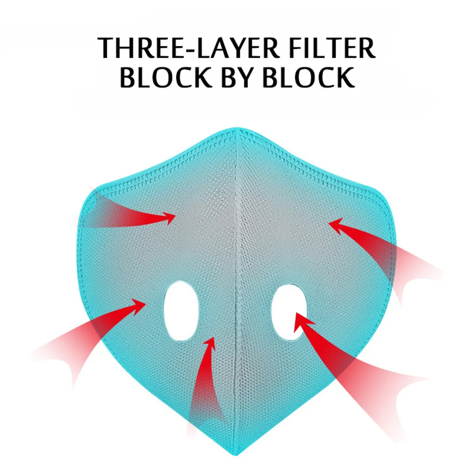1 шт высокое качество анти-загрязнение маска для лица с активированным углем