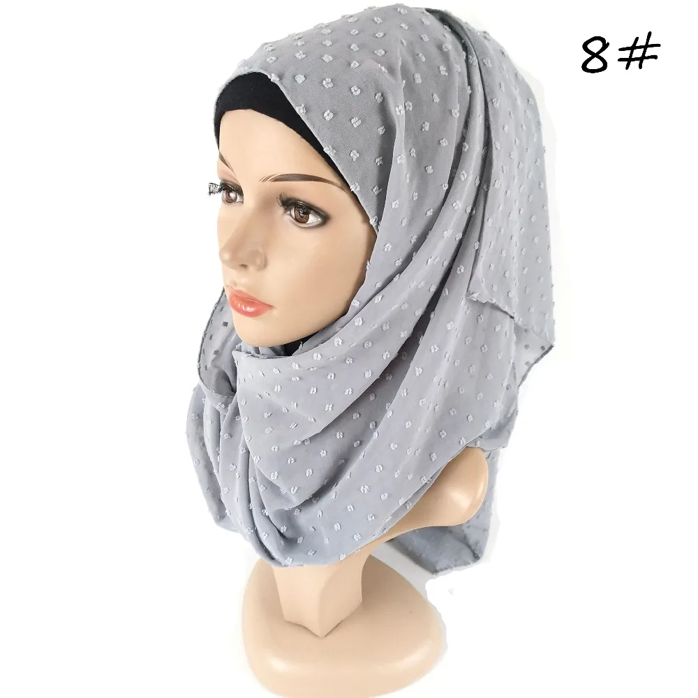 S87 10pcs High quality new chiffon material hijab scarf shawl women maxi wrap headband can choose colors