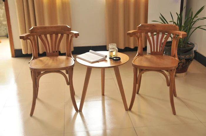 Обеденный стул из массива дерева для бара дома кофе западный ресторан Чайный дом