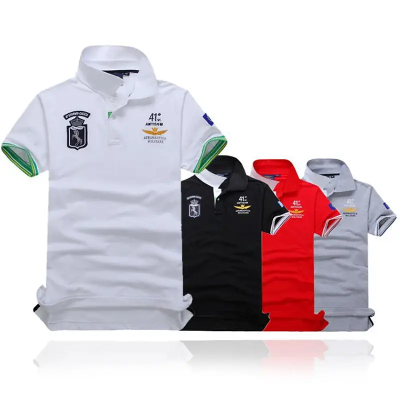 Новинка 2019 Крокодиловая брендовая мужская рубашка поло однотонные с коротким