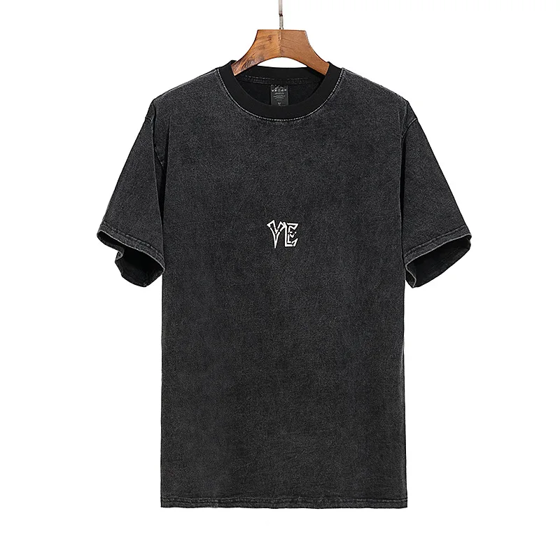 

New European and American Fashion Brand Short-Sleeved Shirt High Quality Trendy Casual Loose round Neck Bottoming Shirt Trendy
