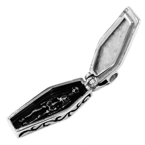 Крест гробы череп человеческая Модель Подвеска из нержавеющей стали ювелирные