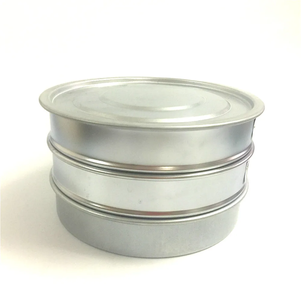 Крышка и лоток для диагностического сита. 20 см оцинкованная крышка дно