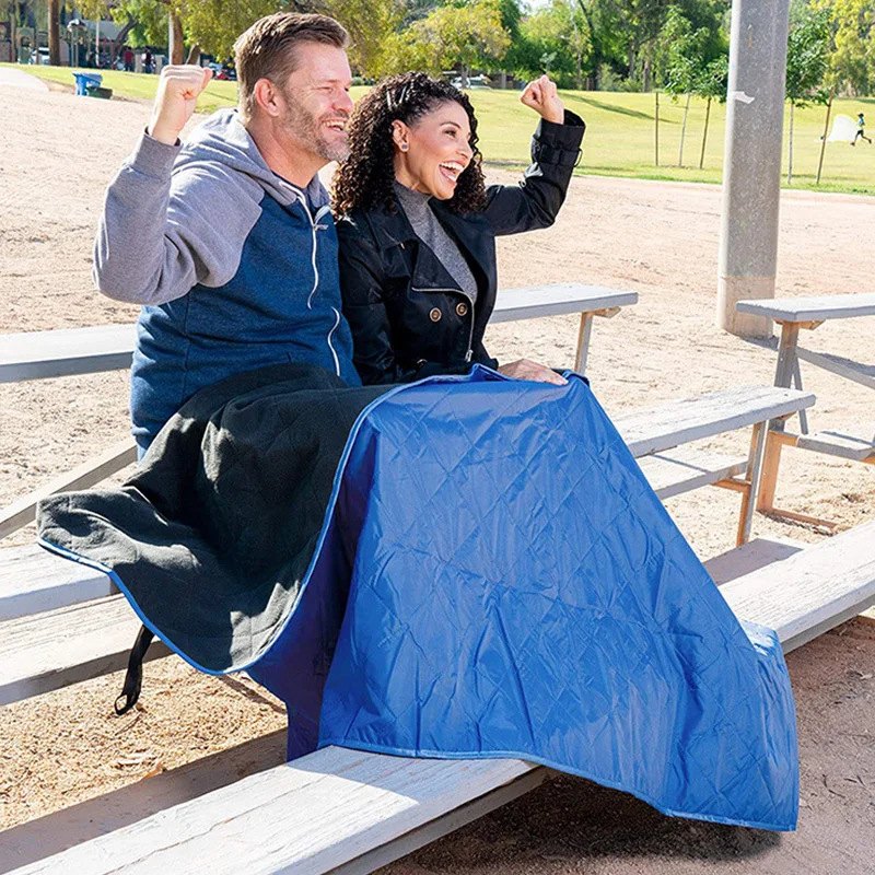 

150-200cm Double Velvet Picnic Mat Camping Mat Thermal Blanket Multifunctional Waterproof Outdoor Camping Mat