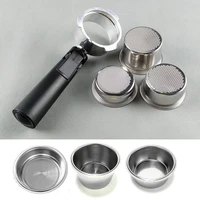 household 51mm bottomless filter coffee machine domestic coffee machine accessories bracket handle hollow handle