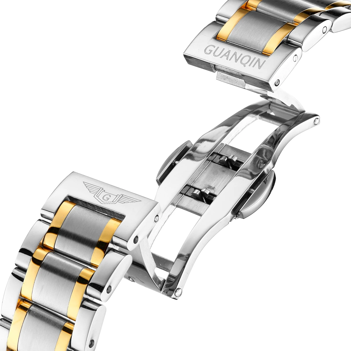 

Mens Watch for Men Watches Stainless Steel Strap Waterproof Calendar 24 Hours Display Luminous Mechanical Automatic Wristwatches