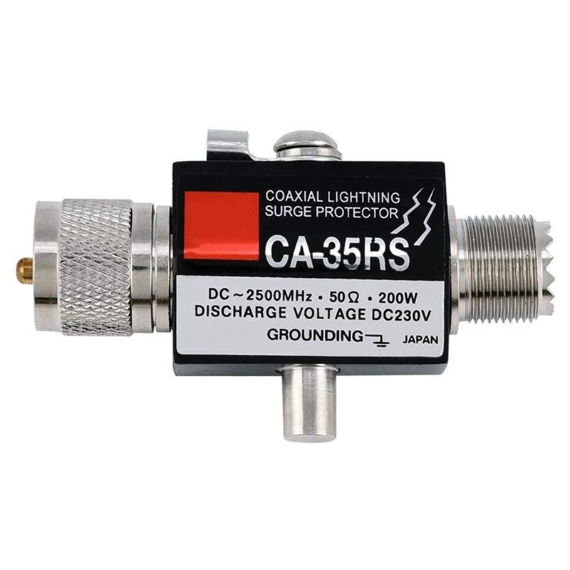 

CA-35RS коаксиальный протектор Lightning 0-3000 МГц, защита от перенапряжения, разъем «штырь-гнездо» UHF, молниеотвод