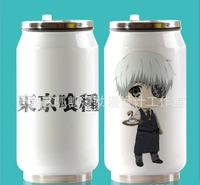 hot anime tokyo ghoul cup around vacuum cup stainless steel zip top can water bottle insulated cup