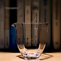 wizamony glass fair mug thickened heat resistant high boron silicon tea set tea sea %d1%87%d0%b0%d0%b9 tea ware cup tea ceremony accessories
