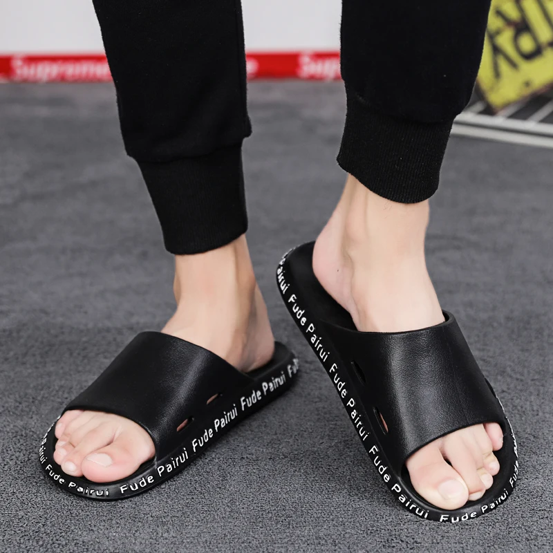 Шлепанцы летние сандалии массажные тапочки для мужчин тапки большого размера