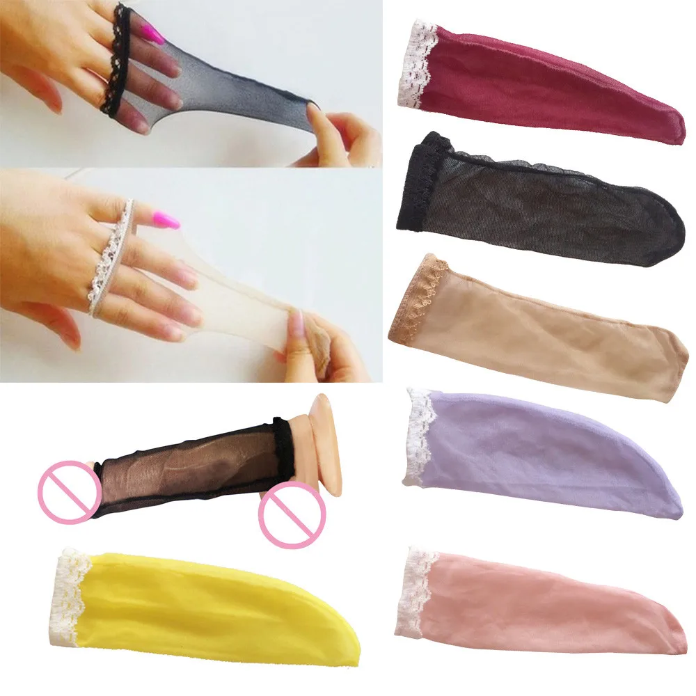 Кружевные шелковые чулки для мастурбации мужчин имитация Молодежные игрушки