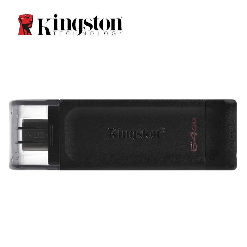 Kingston USB3.2 флеш накопитель DT70 USB C Тип DataTraveler 70 3 2 Gen 1 32 Гб 64 128 ГБ флэш карта памяти
