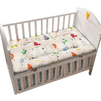 crib mattress toddler bed mattress pad double sides cotton mesh baby bedding set boys girls infant bed set 120x60cm