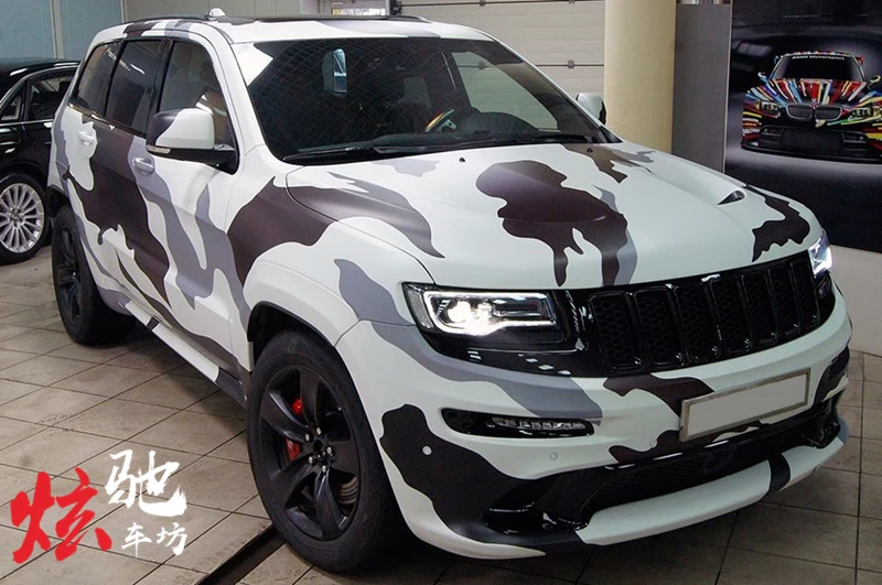 

Автомобильные наклейки для Jeep Grand Cherokee, камуфляжные декоративные наклейки на заказ