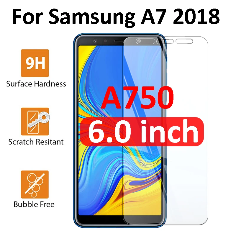 3 шт лист стекла a7 для samsung galaxy a 7 a750 бронированный temepred 7a a72018 Защитная пленка для экрана