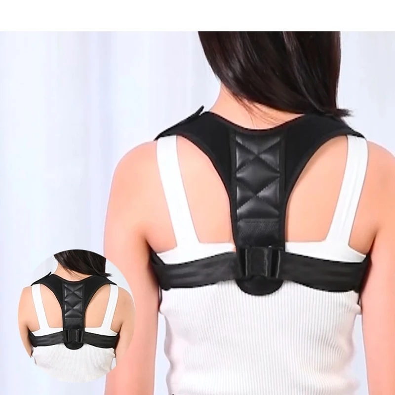 Поддерживающий Пояс для взрослых и детей регулируемый Корректор осанки спины