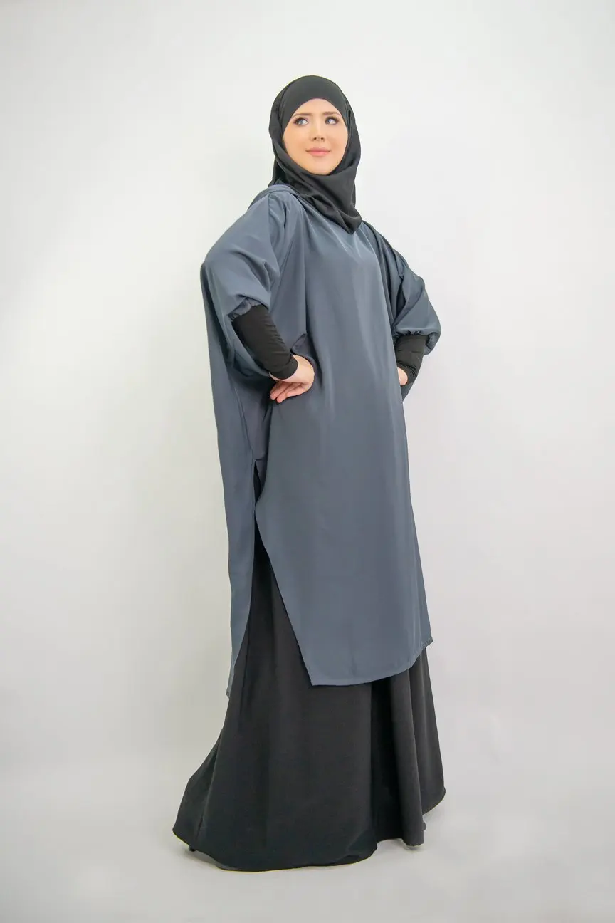 Мусульманское женское платье Рамадан с капюшоном хиджаб молитвенная одежда