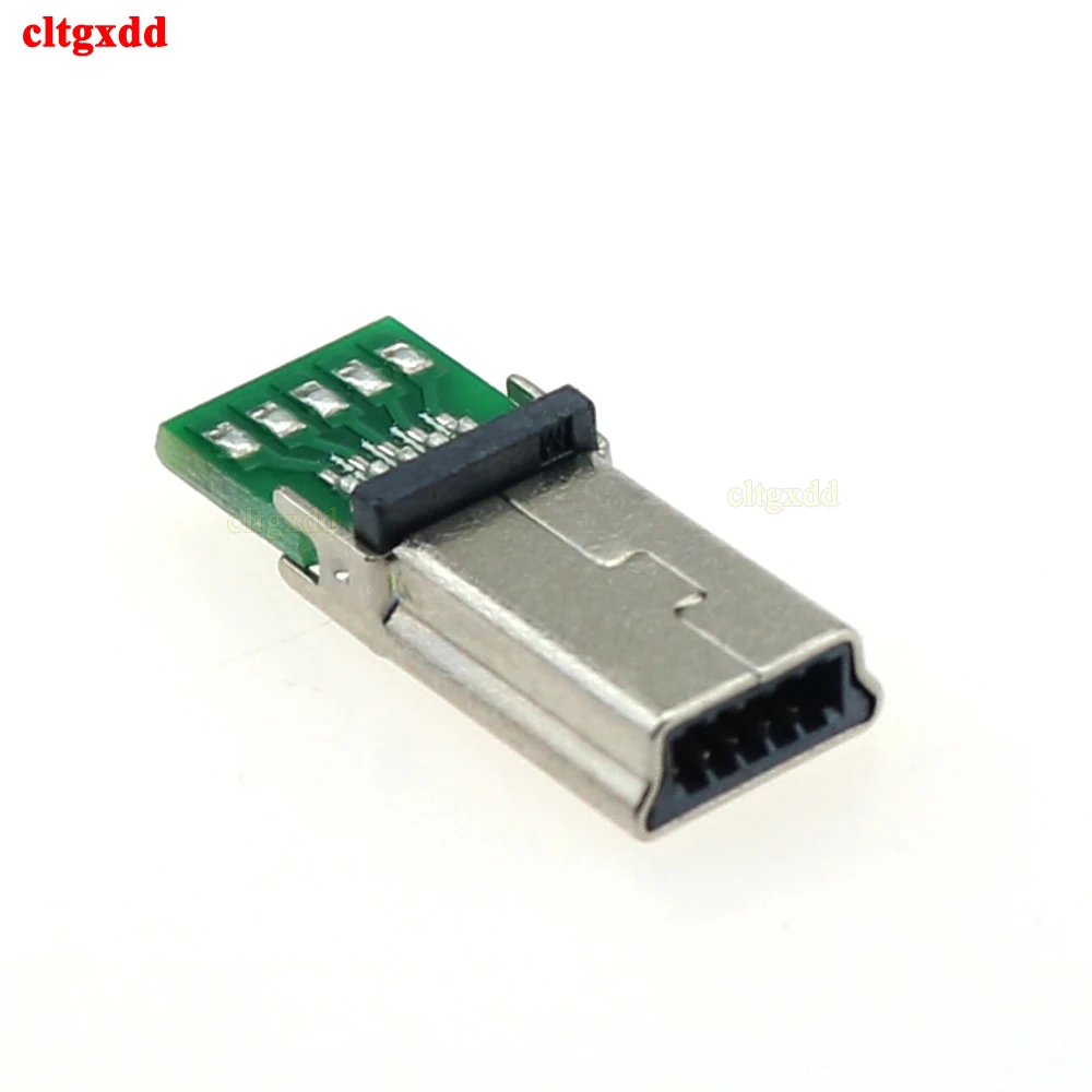 1 5 шт. Micro Mini USB штекер 10 Pin PCB разъем плоский адаптер для MP3 MP4 разъем|Соединители| |