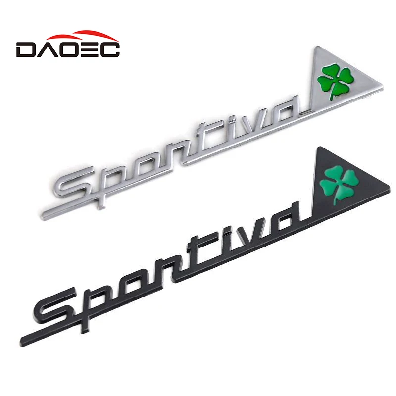 

Автомобильная 3D металлическая наклейка Sportiva для Alfa Romeo Giulia Giulietta 159 156 Stelvio 147 эмблема кузова значок стильная наклейка s