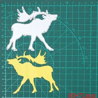 christmas deerlong elk antlers metal cutting dies for stamp scrapbooking stencils diy paper album card decor embossing 2020 new
