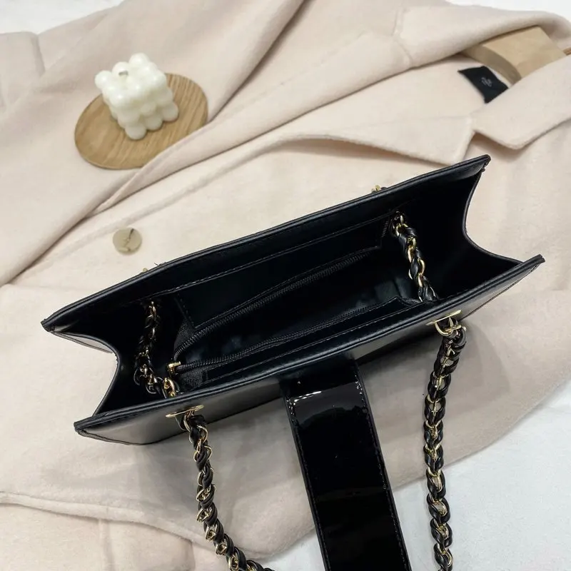 

Retro Crocodile Pattern Shoulder Bags For Women Fashion PU Crossbody Bag Solid Color Small Square Bag Ladies Portable Handbags