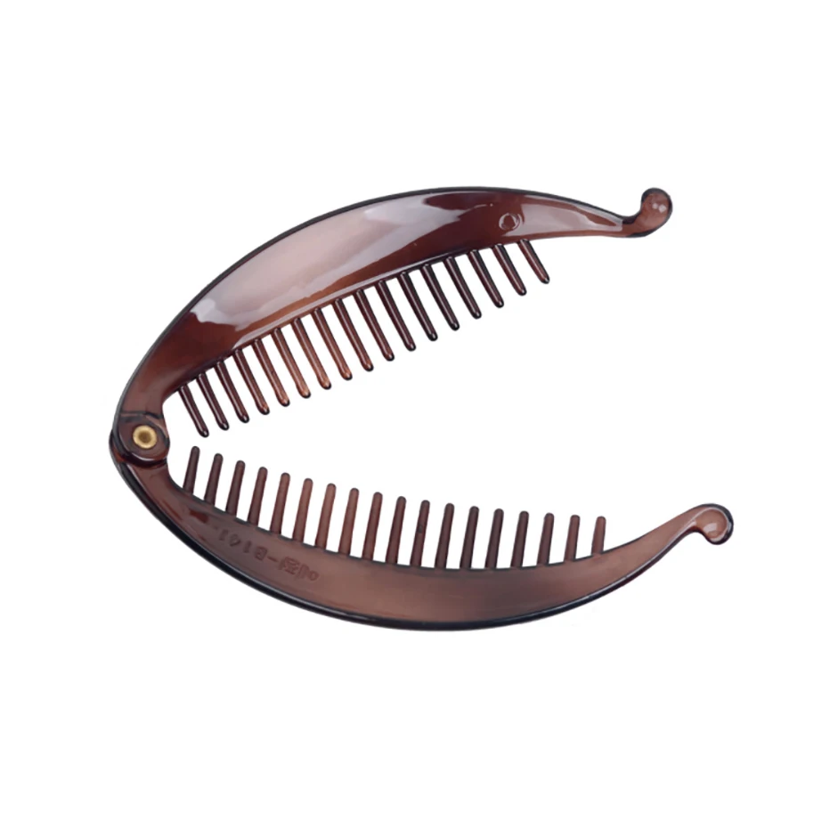 bridal hair clip DIY Fish Clamp Hairpin Acrylic Ponytail Banana Claw Clips Barrette Headwear Hair Accessories For Girls Women alice headband