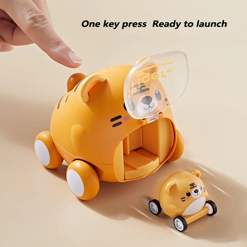 2 в 1 мультяшный комбинированный автомобиль катапульта игрушки для детей медведь