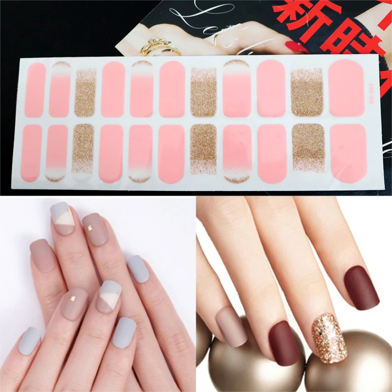 22 наконечника/лист высокого качества стикер для ногтей многоцветный Сделай Сам