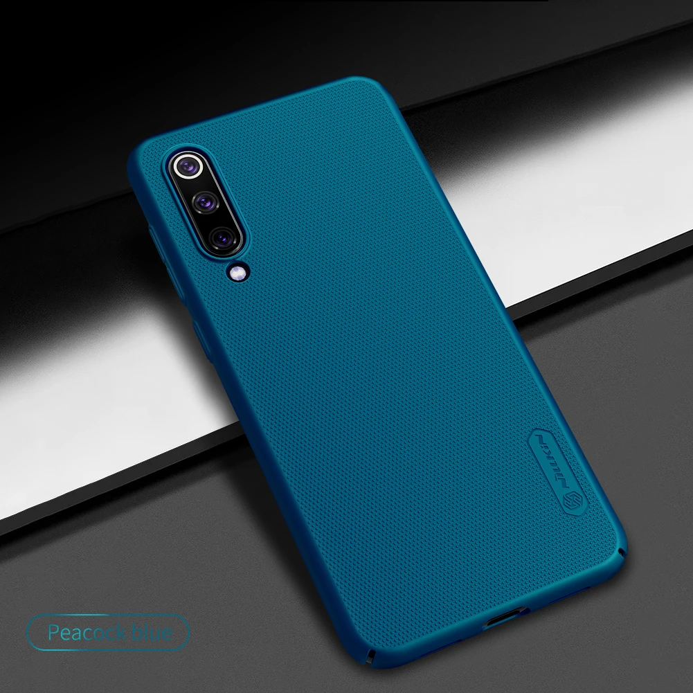 Для Xiaomi Mi 9 SE чехол для телефона NILLKIN матовый Жесткий PC матовый защитный чехол для Xiaomi Mi 9 SE чехол для телефона Fundas - Цвет: Зеленый