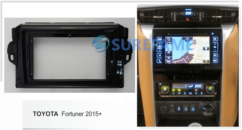 9 дюймов Автомобиль фриз радио Панель для Тойота Королла 2015 + SW4 2016 Переходная Даш