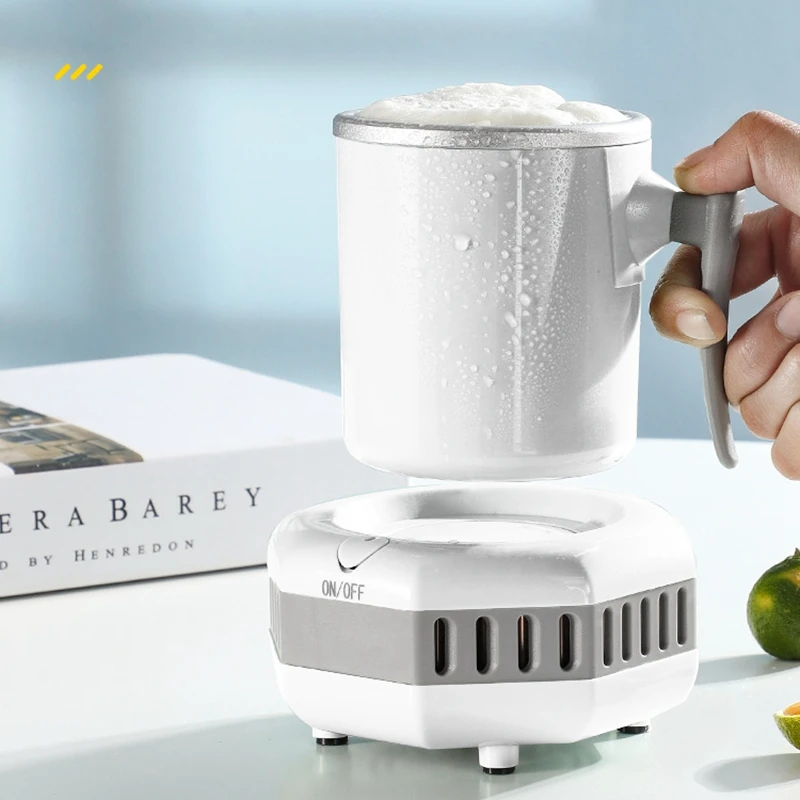 

Smart Fast Cooler Cup Mug Desktop Office Small Refrigerator Beverage Cooler Food-Grade Aluminum Mug Cooler Cup