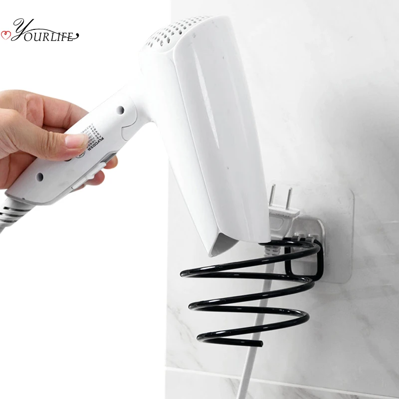 Металлический спиральный держатель для фена OYOURLIFE настенные