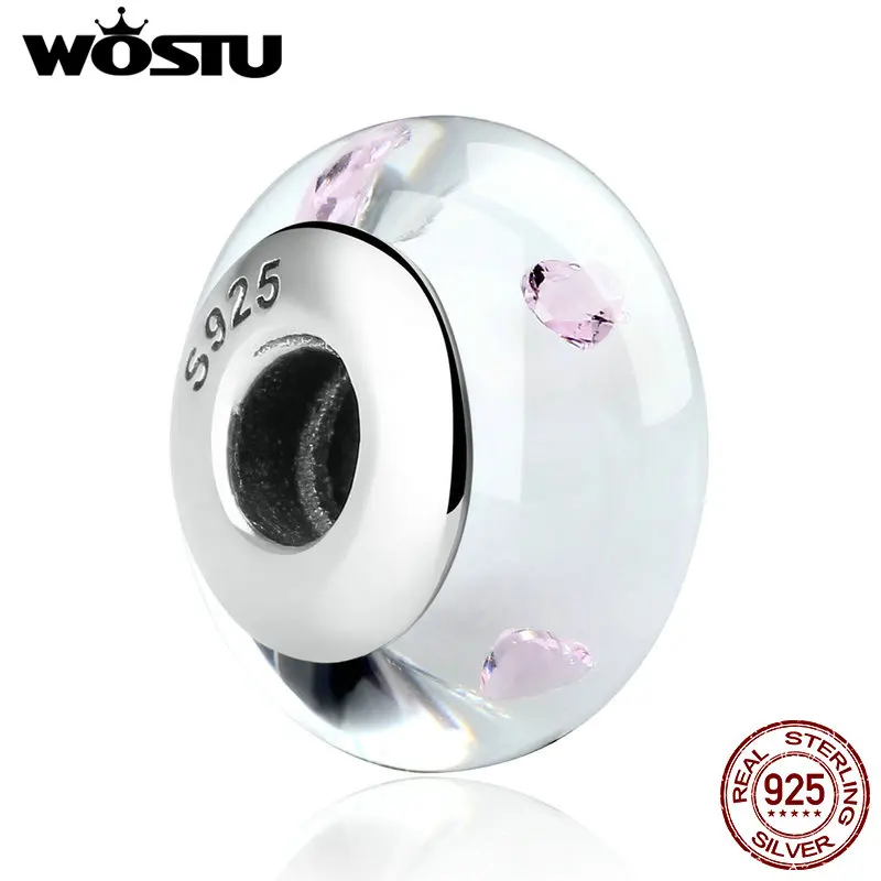 9 видов стилей высококачественные бусины из стерлингового серебра с розовым