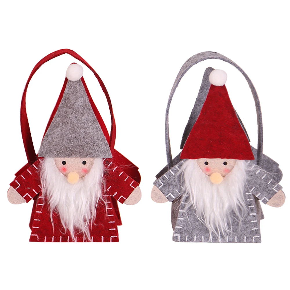 Рождественская сумка для конфет лесника тематическая Подарочная войлочная