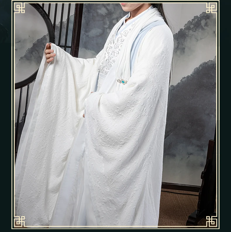 Uwowo The Untamed сериал Lan Wangji Косплей Костюм Mo Dao Zu Shi Lan Zhan костюм с аксессуарами