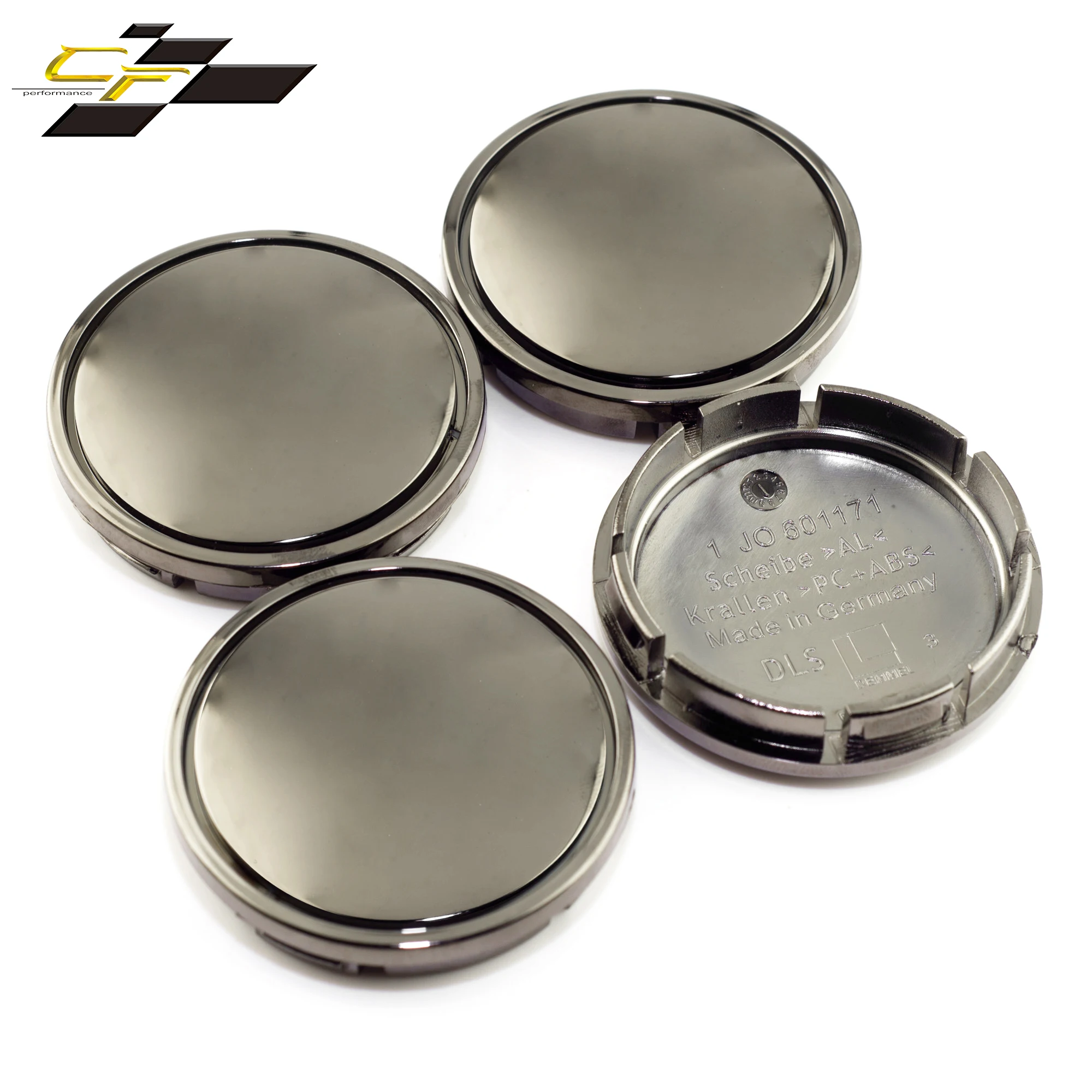 

4Pcs 56mm Car Wheel Center Cap For #1J0601171 For Car Accessories Styling New Product Chrome Black
