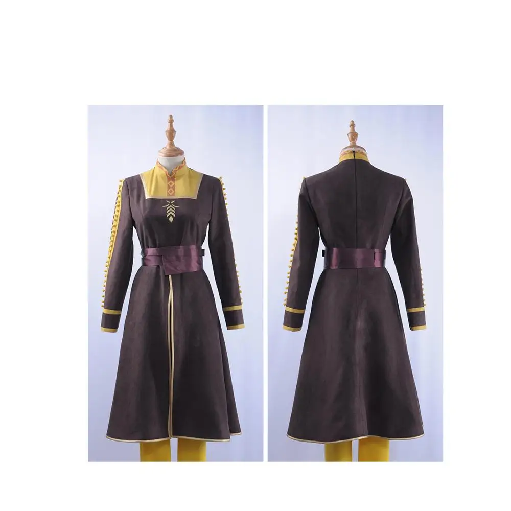 Бесплатная доставка Аниме 2019 фильм Замороженные 2 анна косплей костюм полный