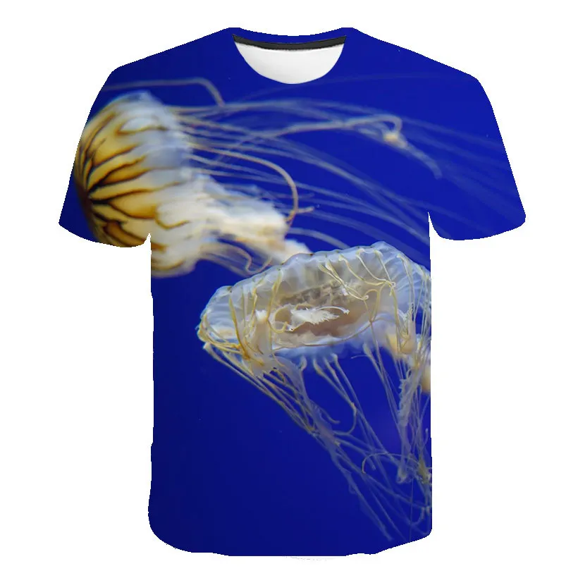 Новинка 2021 Мужская трехмерная Фотографическая футболка с круглым вырезом и