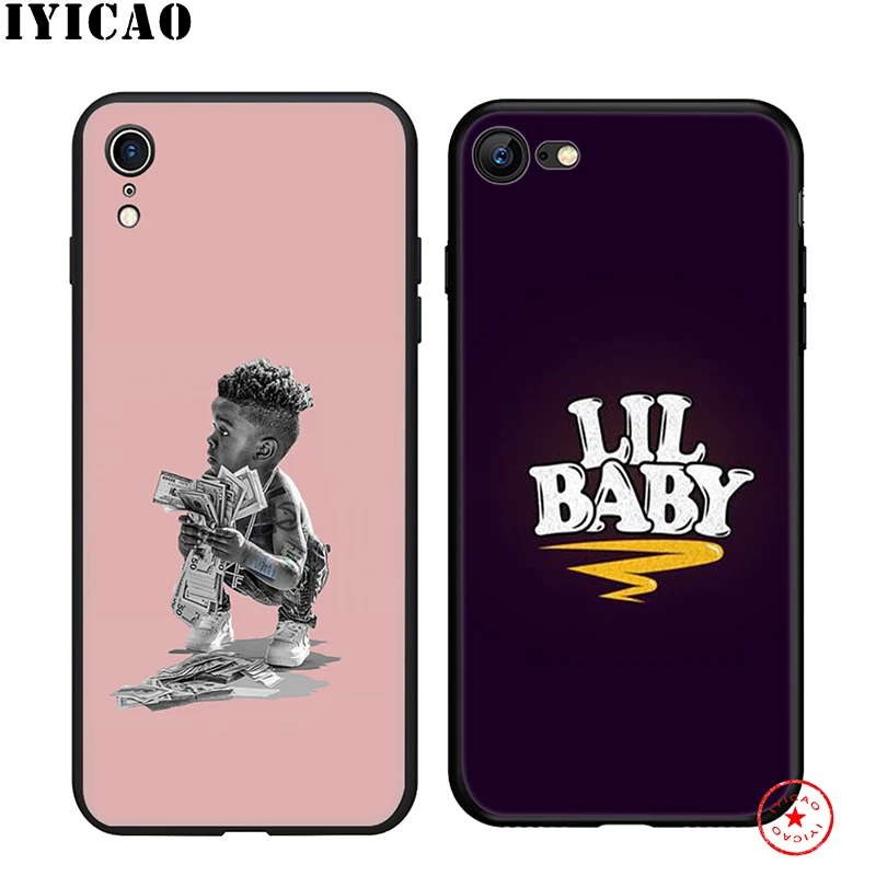 IYICAO Lil мягкий чехол для телефона iPhone 11 Pro XR X XS Max 6 6S 7 8 Plus 5 5S SE силиконовый TPU |
