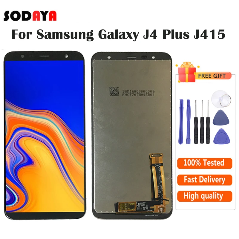 6 0 ''оригинал для Samsung Galaxy J4 + J415 Sm j415f J415fn ЖК дисплей сенсорный экран в сборе Plus