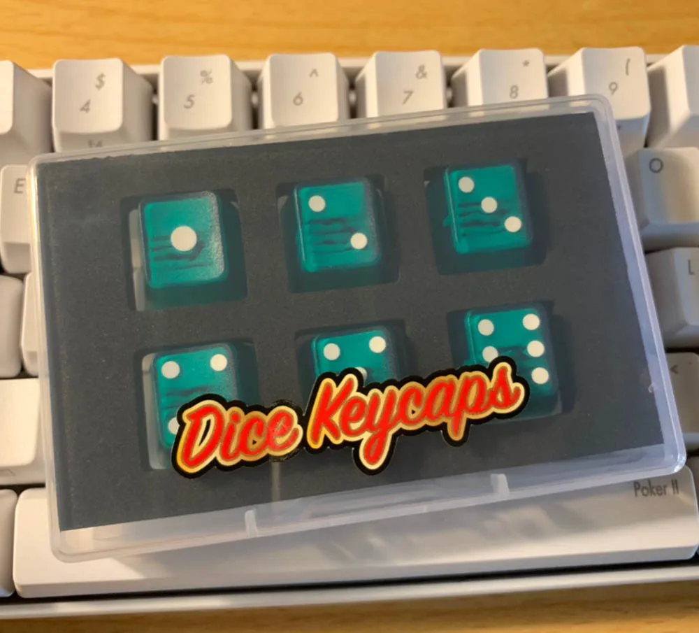 6 шт. колпачки для клавиш с подсветкой 123456 красные желтые синие зеленые